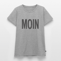 Moin - Frauen Premium T-Shirt - Grau meliert