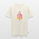 F**k You Eis - Männer Bio-T-Shirt mit V-Ausschnitt - Naturweiß
