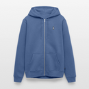 Gestickte Möwe - Unisex Premium Kapuzenjacke - Taubenblau