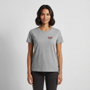 Moin Krabbe - Frauen Premium T-Shirt - Grau meliert