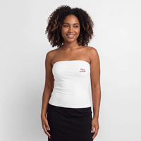 Meerverliebt Stick - Frauen Organic Bandeau Top - Weiß