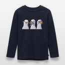 Drei Weise Möwen - Kinder Premium Langarmshirt - Navy