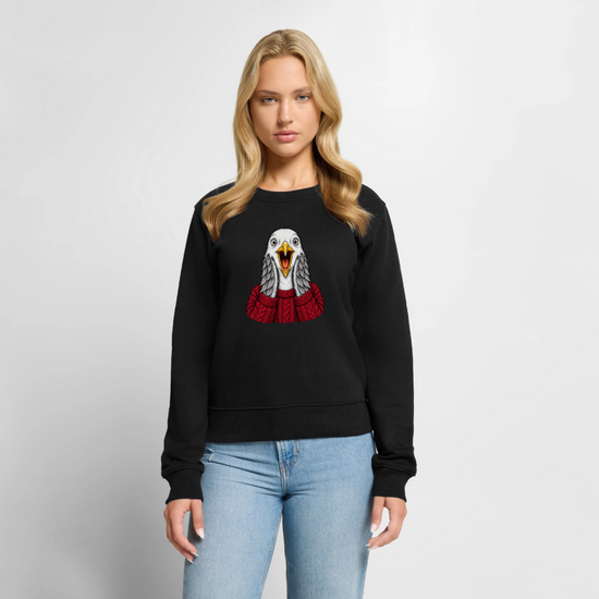 Möwe allein zu Haus - Frauen Premium Pullover