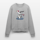 Dirty Möwing - Frauen Premium Pullover - Grau meliert