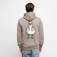 F**k You Möwe - Unisex Premium Hoodie - Taupe