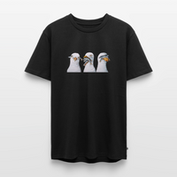 Drei weise Möwen - Unisex Premium T-Shirt - Schwarz