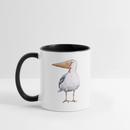 Eisvogel - Tasse zweifarbig - Weiß/Schwarz