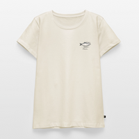 Moin Fisch - Frauen Premium T-Shirt - Naturweiß