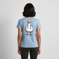 F**k You Möwe - Frauen Premium T-Shirt - Hellblau