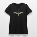 Vintage Möwe - Frauen Premium T-Shirt - Schwarz