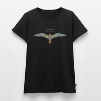Vintage Möwe - Frauen Premium T-Shirt - Schwarz