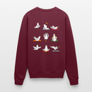 Yoga Möwen - Unisex Premium Pullover - Burgunderrot