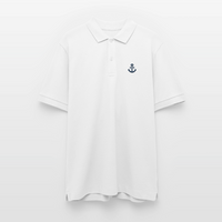 Anker - Unisex Bio-Poloshirt - Weiß