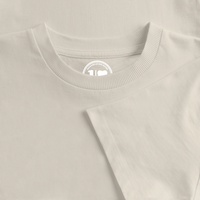 Strandkind - Frauen Premium Oversized Bio Cropped T-Shirt - Beige