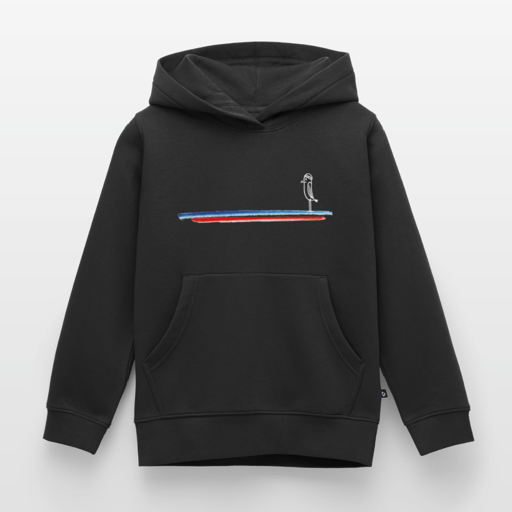 Piepmatz - Kinder Premium Hoodie - Schwarz