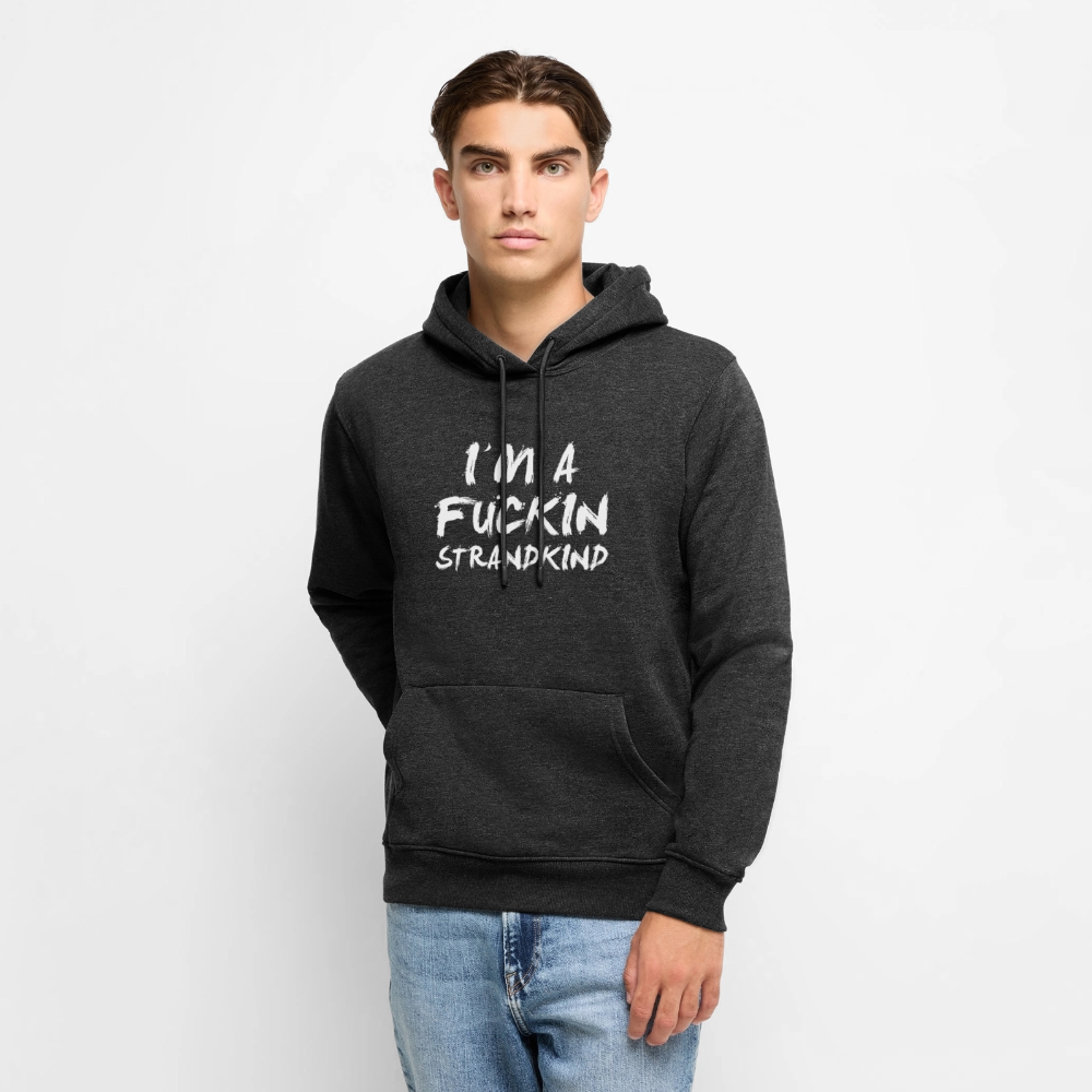 I'm a fuckin Strandkind - Unisex Premium Hoodie - Anthrazit meliert