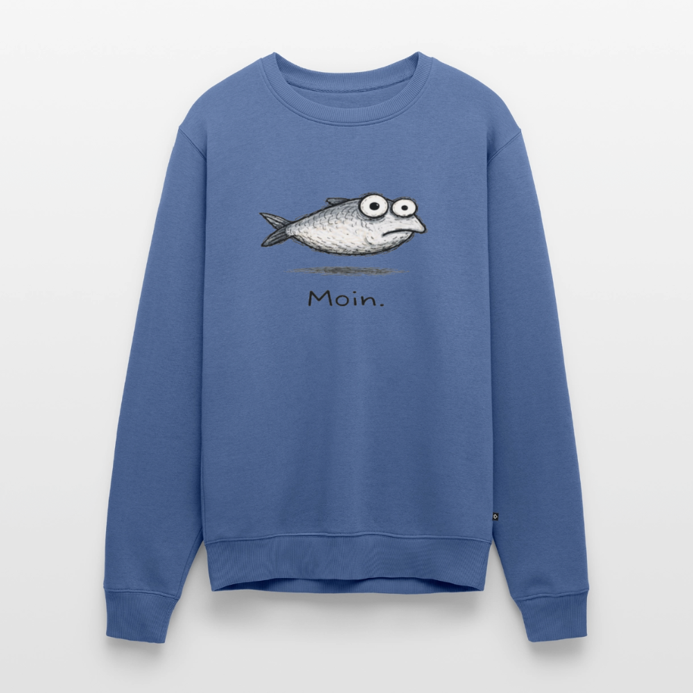 Moin Fisch - Unisex Premium Pullover - Taubenblau