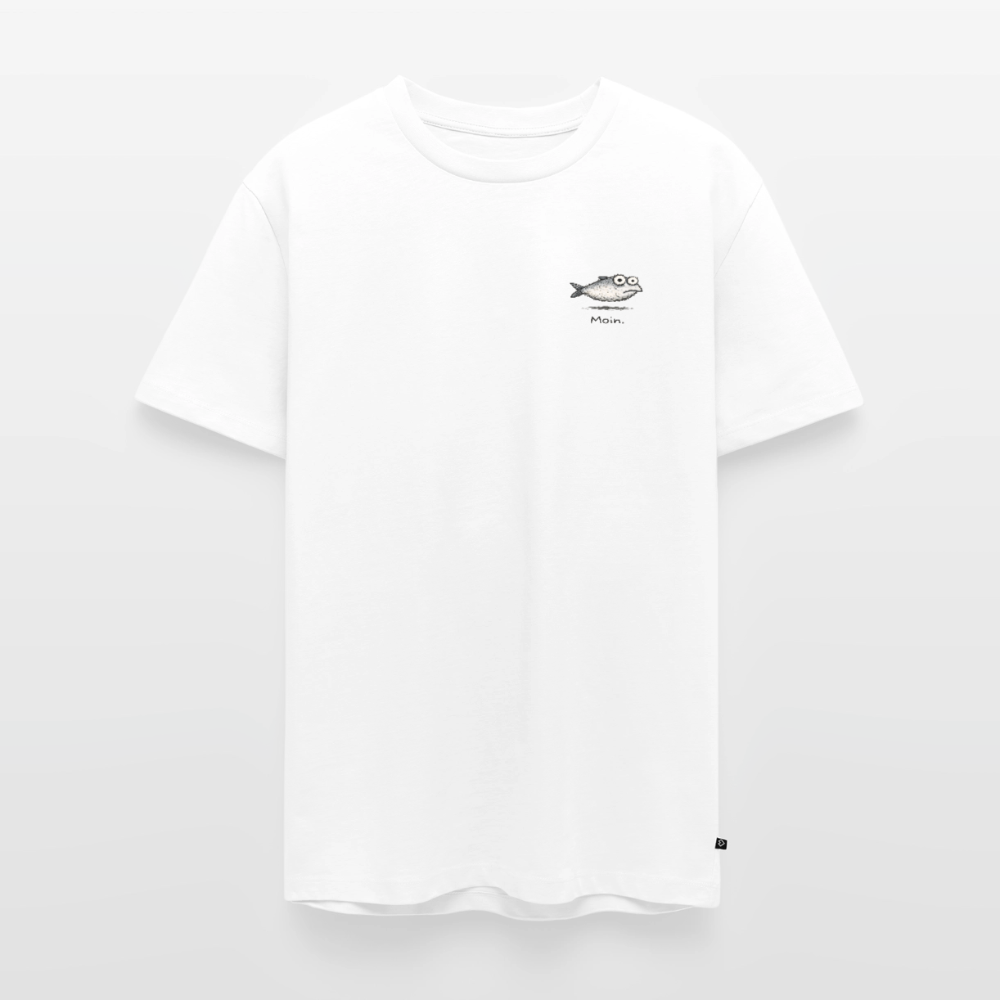 Moin Fisch - Unisex Premium T-Shirt - Weiß