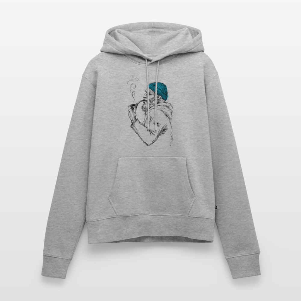 Skipper - Frauen Premium Hoodie - Grau meliert