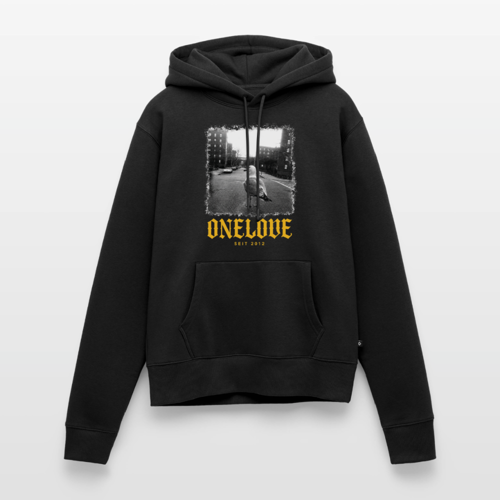 ONELOVE seit 2012  - Frauen Premium Hoodie - Schwarz