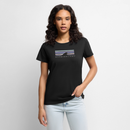 Meerverliebt Welle - Frauen Premium T-Shirt - Schwarz