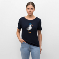 Hauk Original - Relaxed Frauen Bio-T-Shirt - Navy