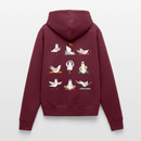 Yoga Möwen - Frauen Premium Hoodie - Burgunderrot