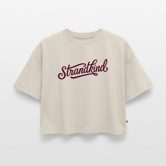 Strandkind - Frauen Oversized Cropped T-Shirt