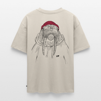 Kurt Hansen Walross - Unisex Premium Oversized Bio T-Shirt - Beige