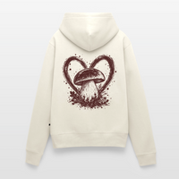 Pilzliebe - Frauen Premium Hoodie - Naturweiß