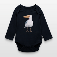Eisvogel - Baby Bio-Langarm-Body - Navy
