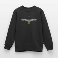Vinatge Möwe - Kinder Premium Pullover - Schwarz
