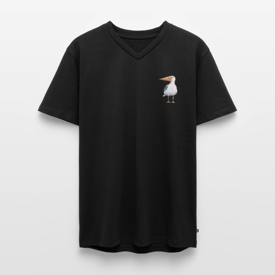 Eisvogel - Unisex T-Shirt mit V-Ausschnitt
