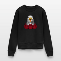 Möwe allein zu Haus - Frauen Premium Pullover - Schwarz