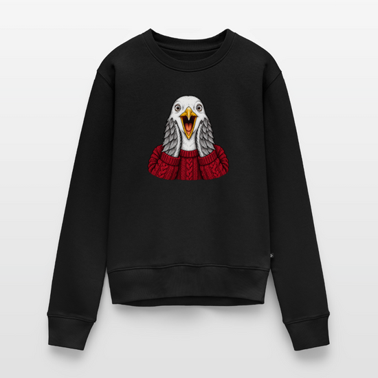 Möwe allein zu Haus - Frauen Premium Pullover