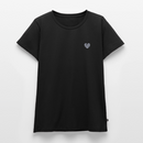 Wellenherz Stick - Frauen Premium T-Shirt - Schwarz