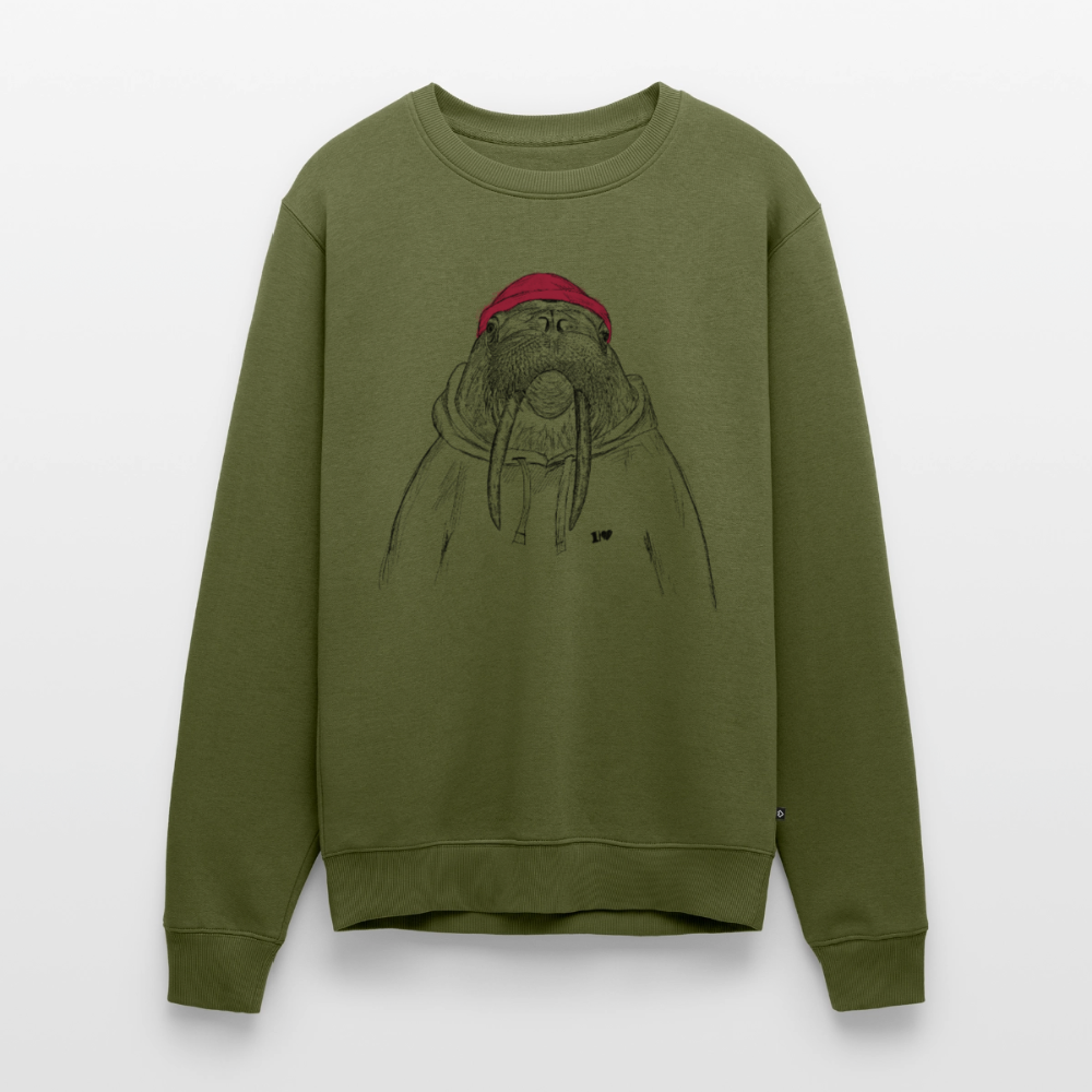 Kurt Hansen Walross - Unisex Premium Pullover - Khaki