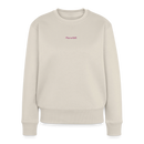 Meerverliebt Stick - Frauen Premium Pullover - Beige