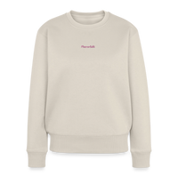 Meerverliebt Stick - Frauen Premium Pullover - Beige