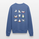 Yoga Möwen - Unisex Premium Pullover - Taubenblau