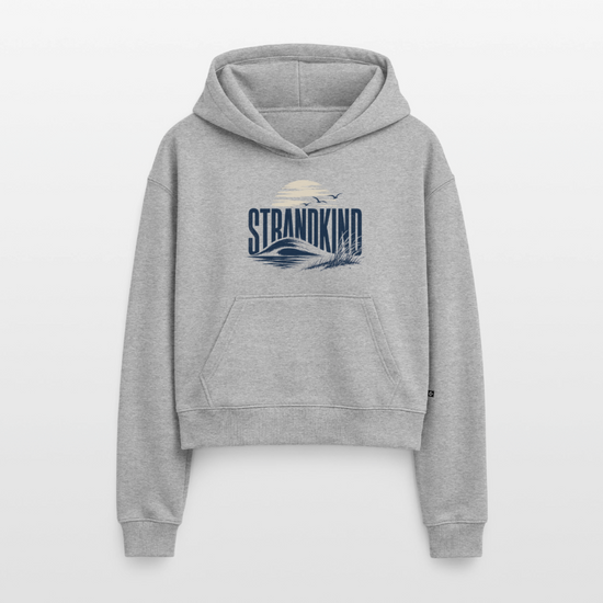 Strandkind - Cropped Oversized Heavyweight Frauen Hoodie