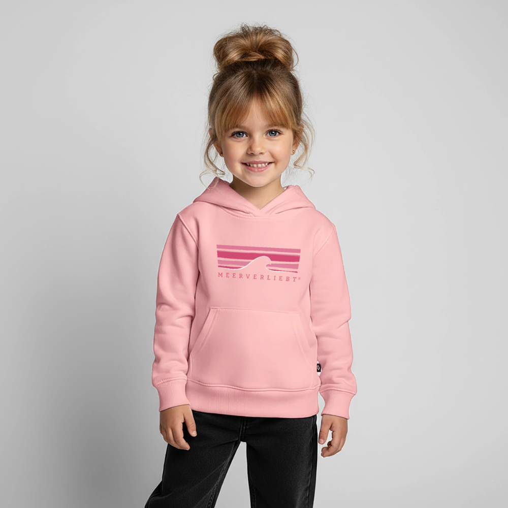 Meerverliebt Welle - Kinder Premium Hoodie - Rosa
