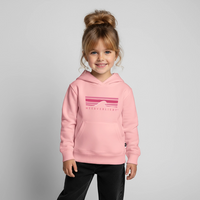 Meerverliebt Welle - Kinder Premium Hoodie - Rosa