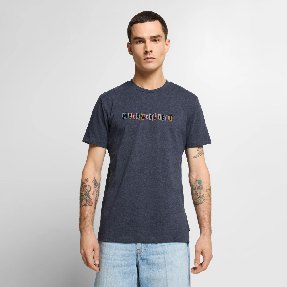 Meerverliebt - Unisex Premium T-Shirt - Jeansblau 