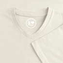 F**k You Eis - Männer Bio-T-Shirt mit V-Ausschnitt - Naturweiß