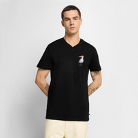 Eisvogel - Männer Bio-T-Shirt mit V-Ausschnitt - Schwarz
