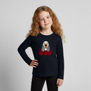 Möwe allein zu Haus - Kinder Premium Langarmshirt - Navy