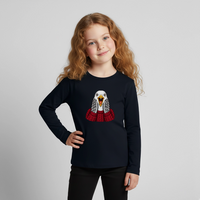 Möwe allein zu Haus - Kinder Premium Langarmshirt - Navy