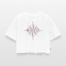 Nordkurs - Frauen Premium Oversized Bio Cropped T-Shirt - Weiß