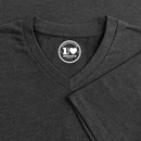 Drei Weise Möwen - Männer Bio-T-Shirt mit V-Ausschnitt - Anthrazit meliert